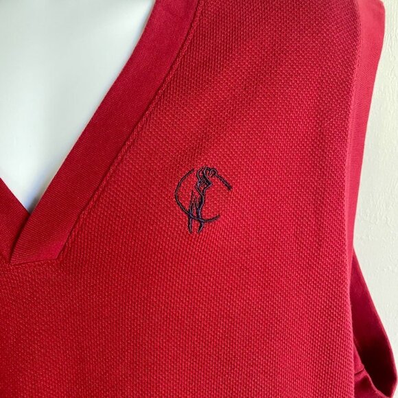 Golf Classics by Munsignwear Red Cotton Vest Men's SIze XL - Picture 8 of 9